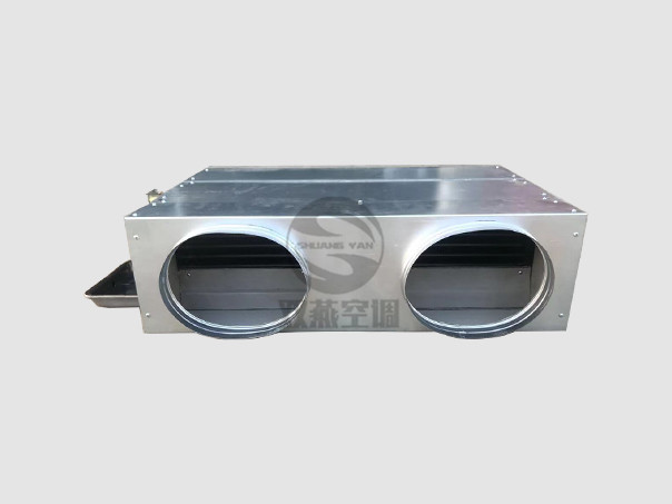  风机盘管带前后集风箱